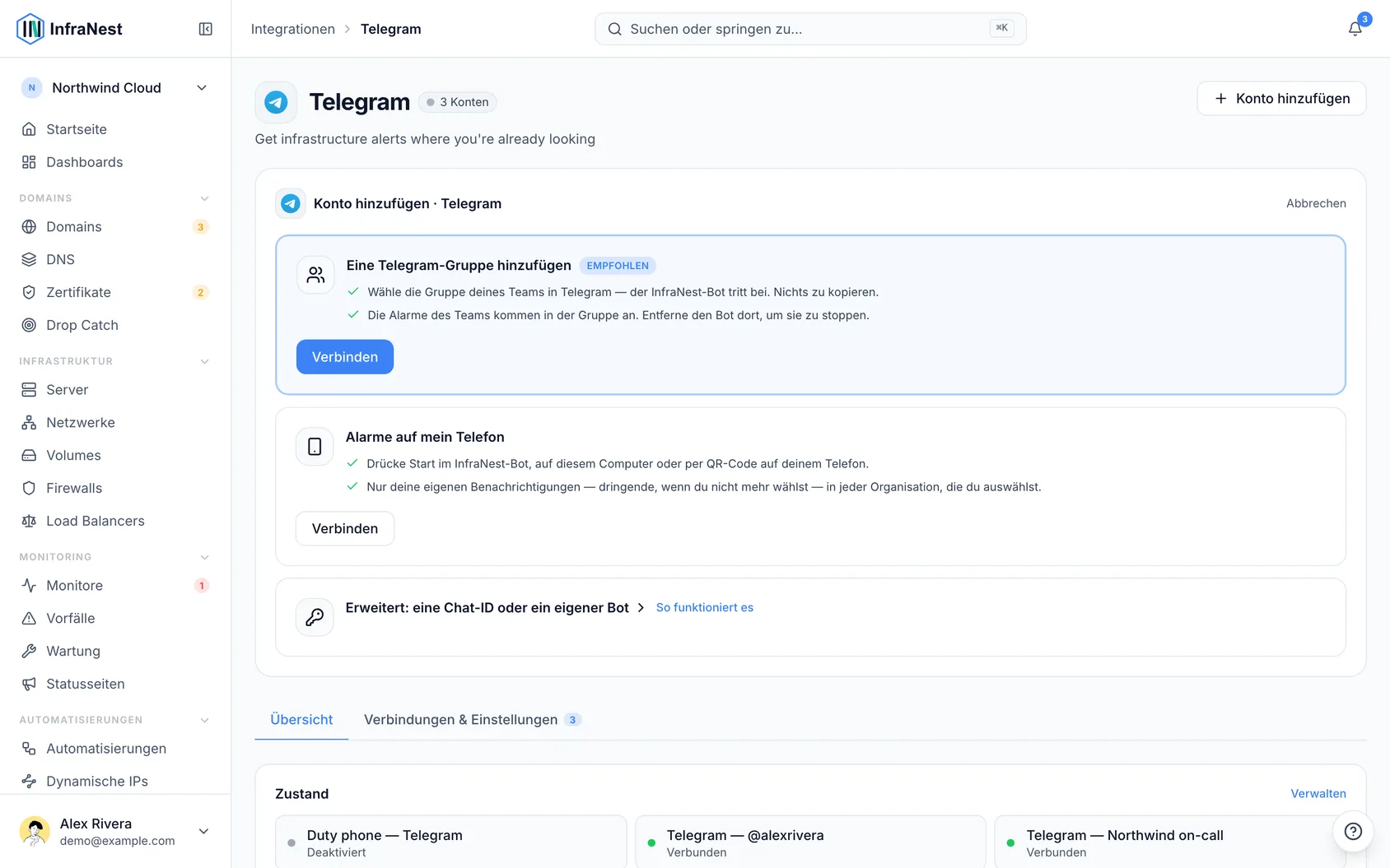 Telegram für dein Team