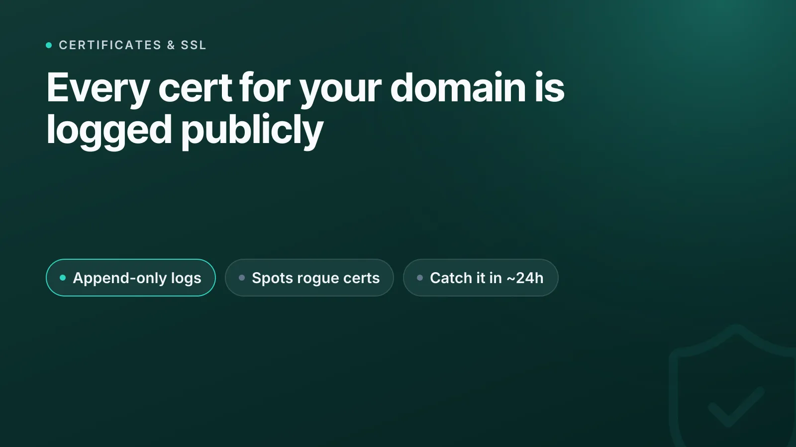 Certificate transparency explained: what CT logs are and why they matter