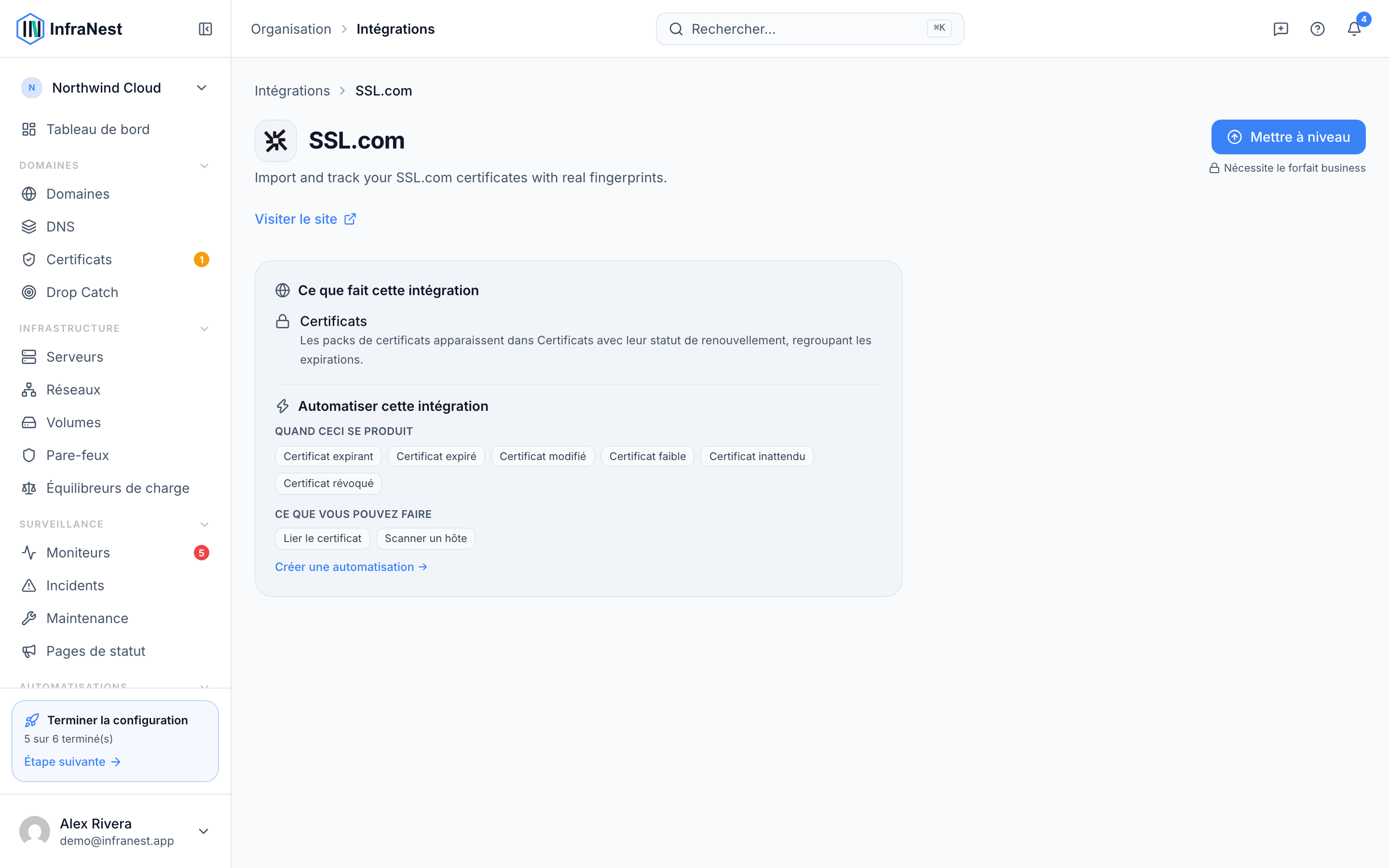 Connecter SSL.com