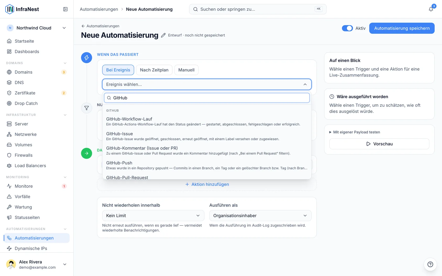 Automatisieren mit GitHub