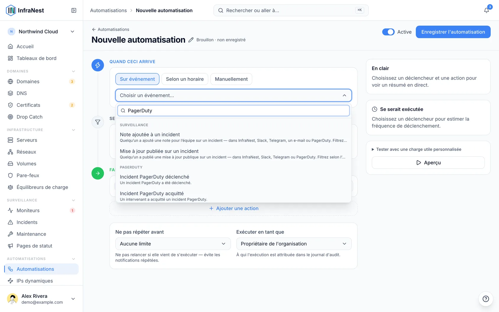 Automatiser avec PagerDuty