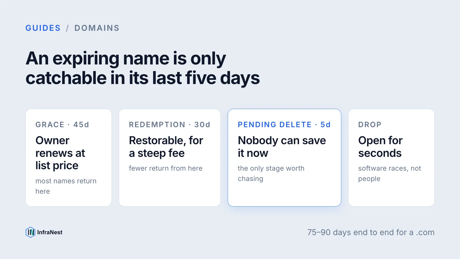 How to catch an expiring domain: drop-catching & backorders explained