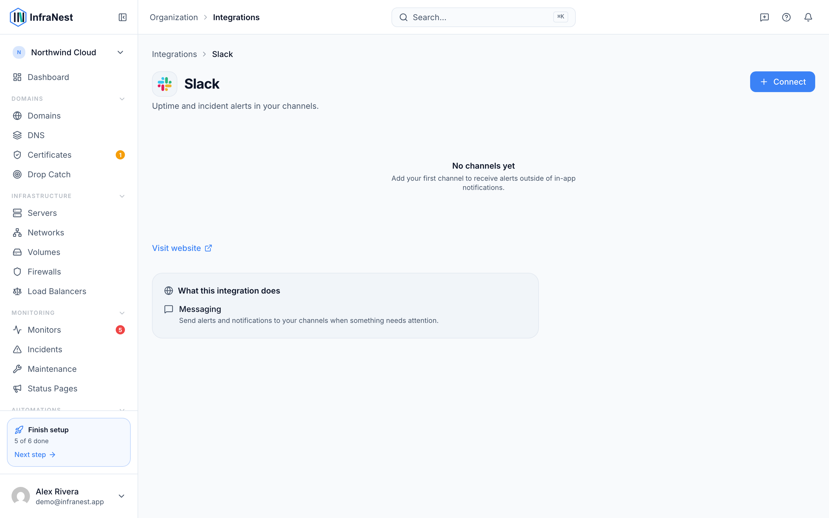 Connect Slack