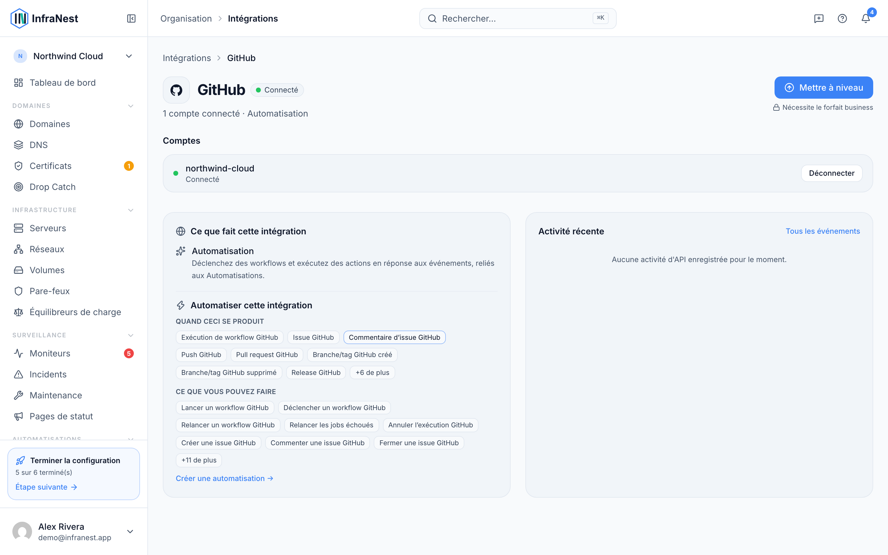 Connecter GitHub