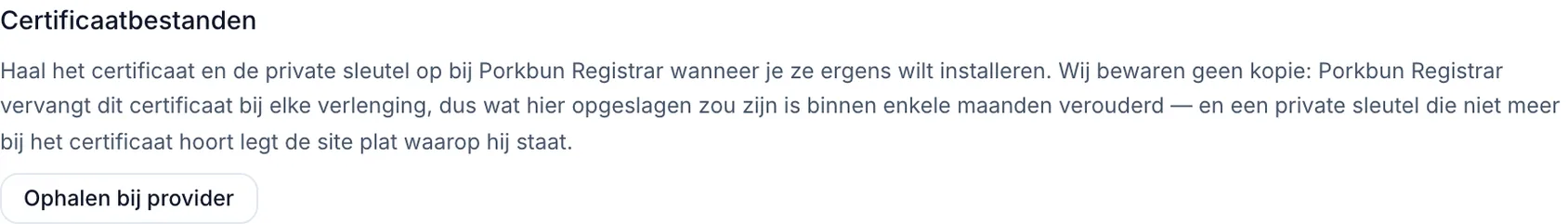Waar certificaten vandaan komen