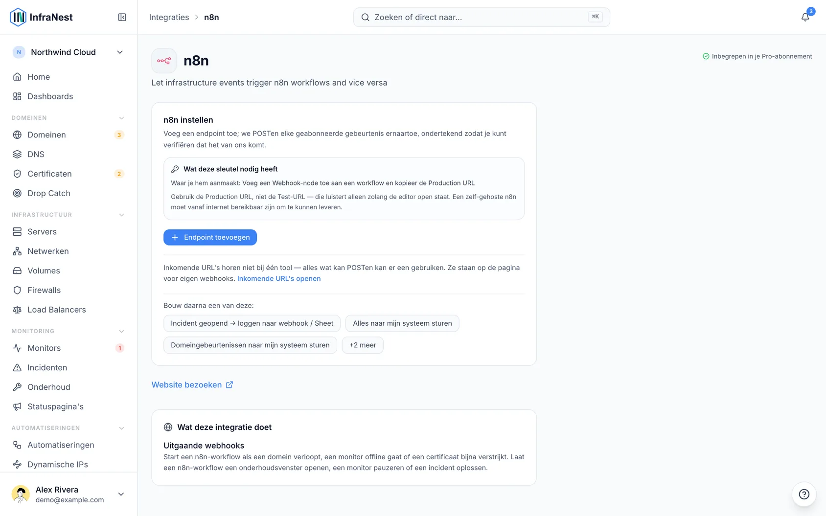 n8n koppelen