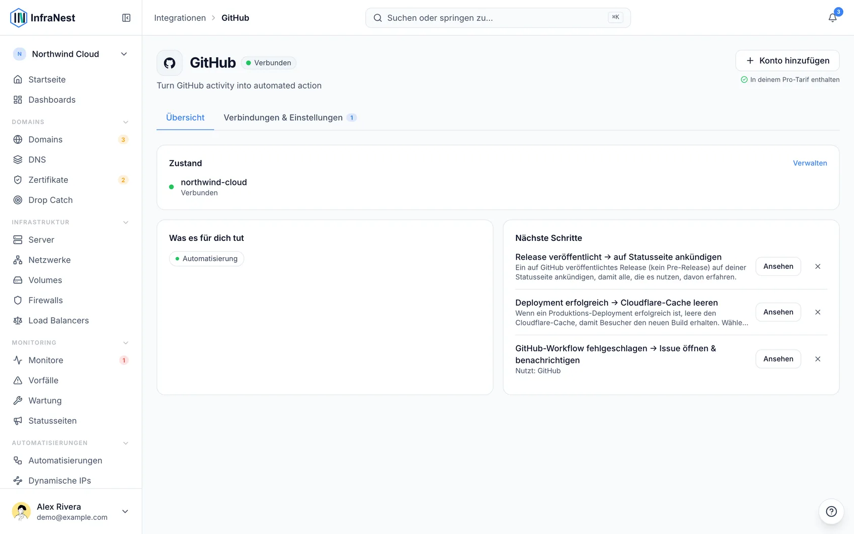 GitHub verbinden