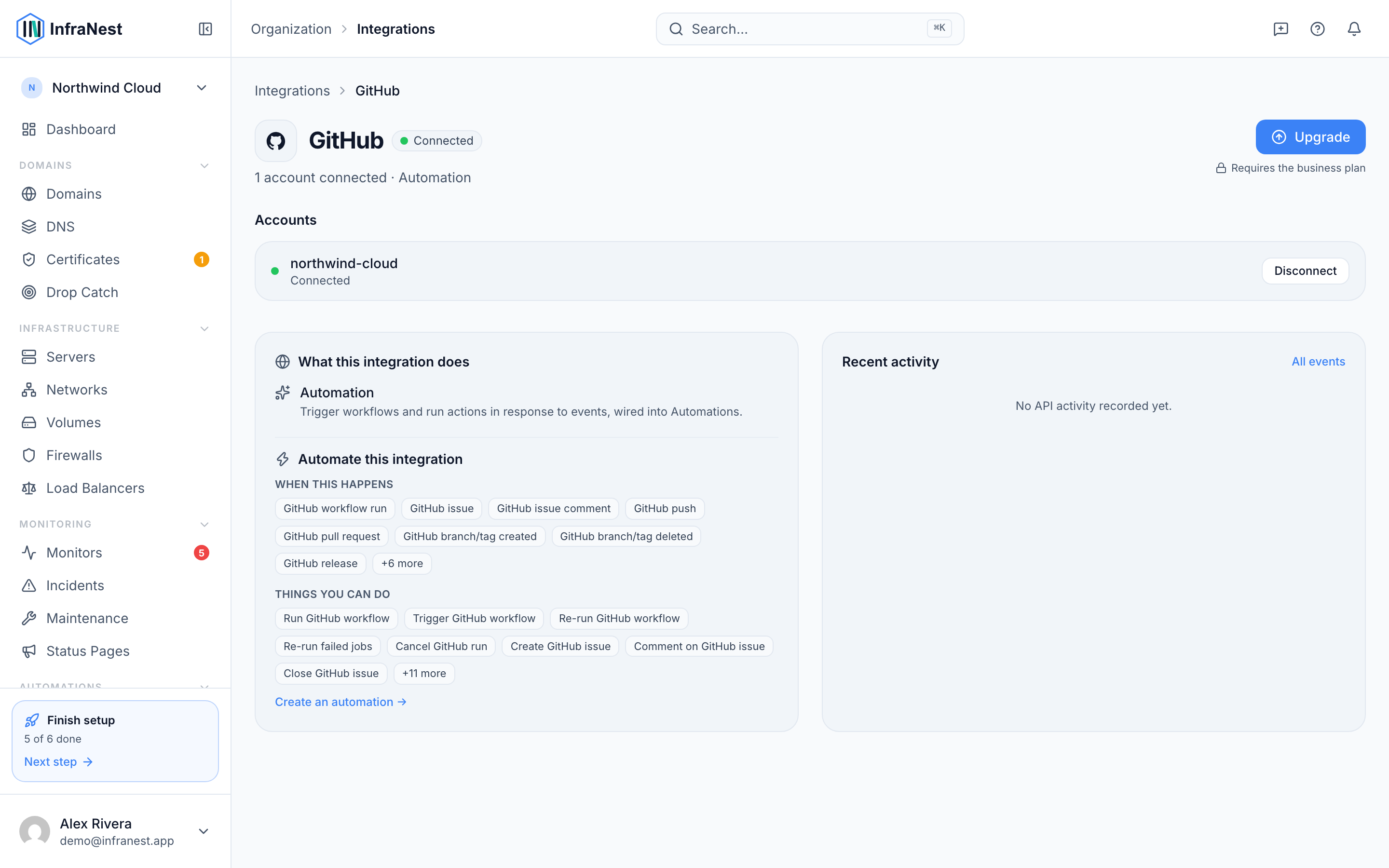 Connect GitHub