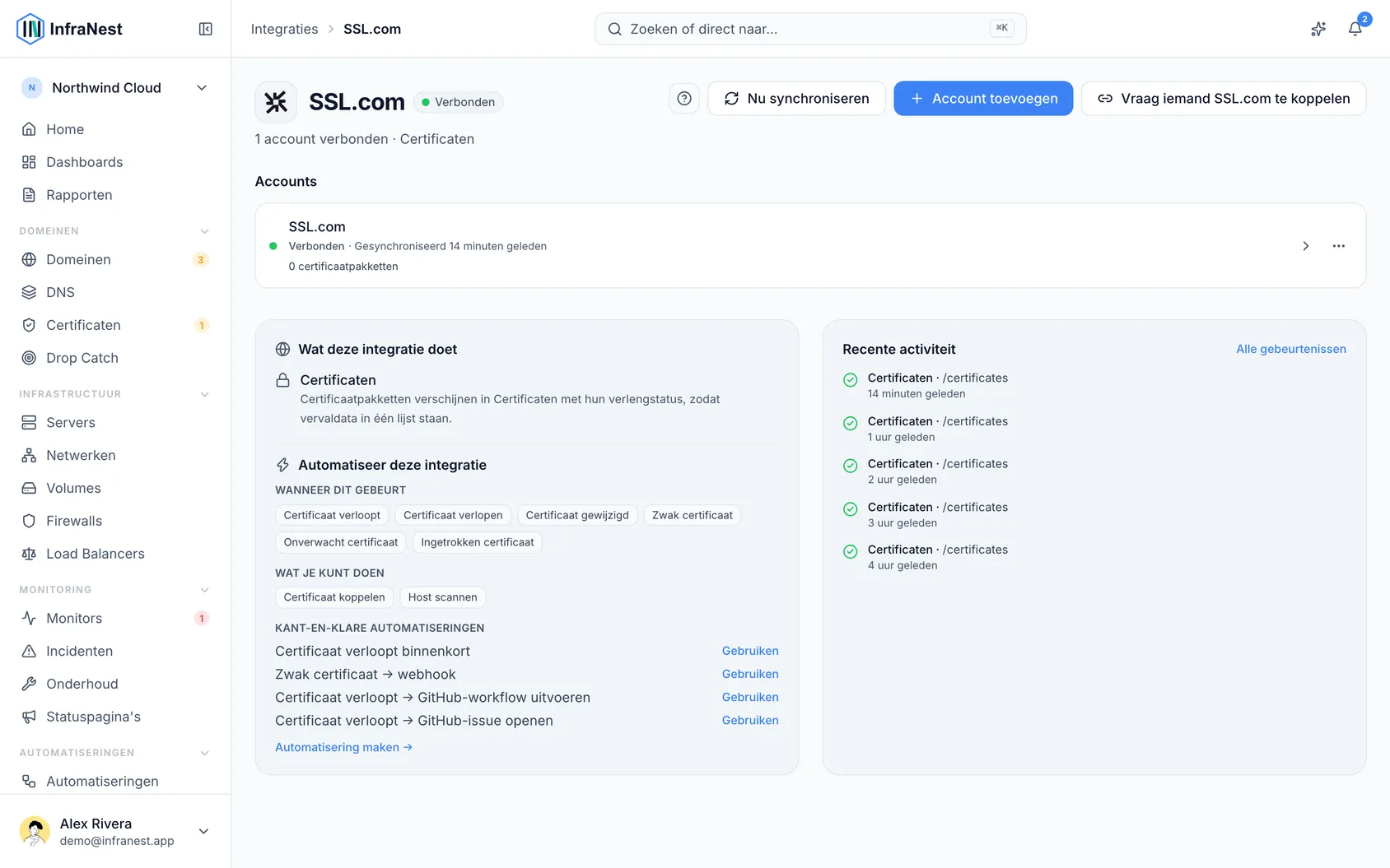 SSL.com koppelen
