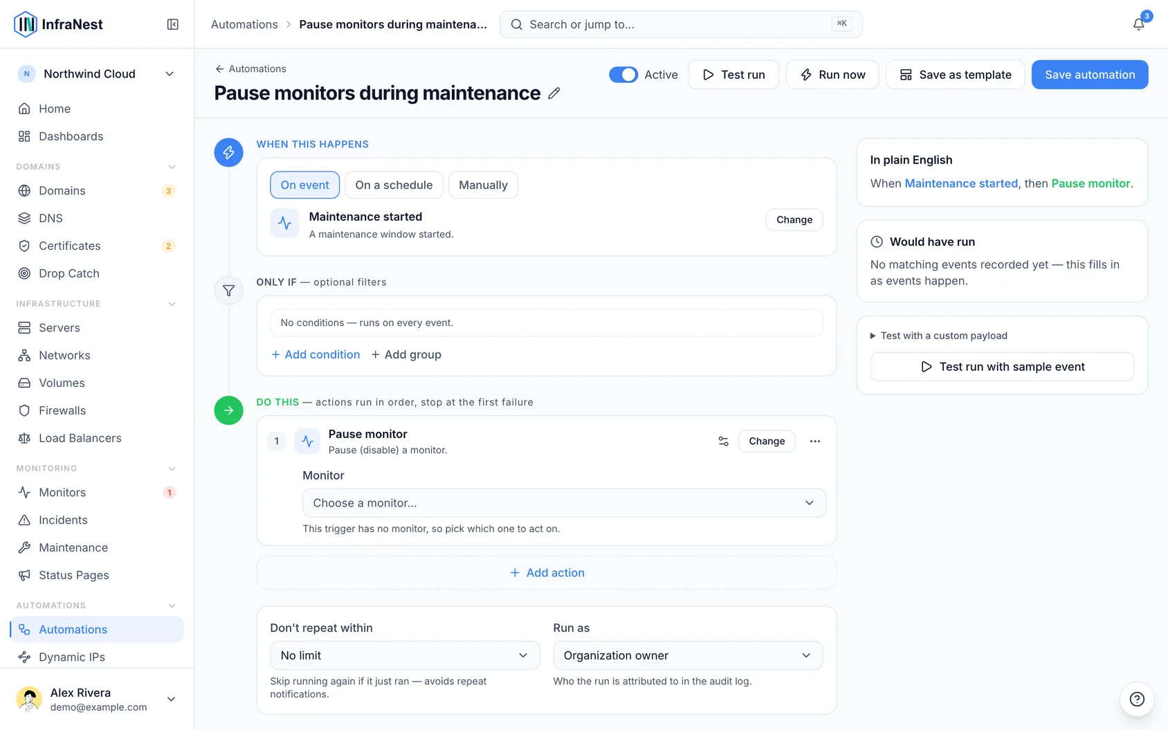 Automation examples