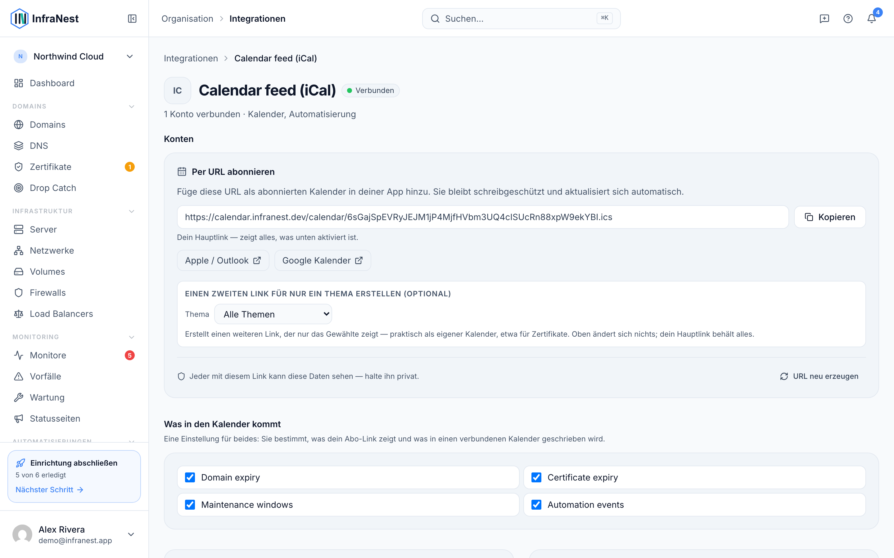 Google Calendar verbinden