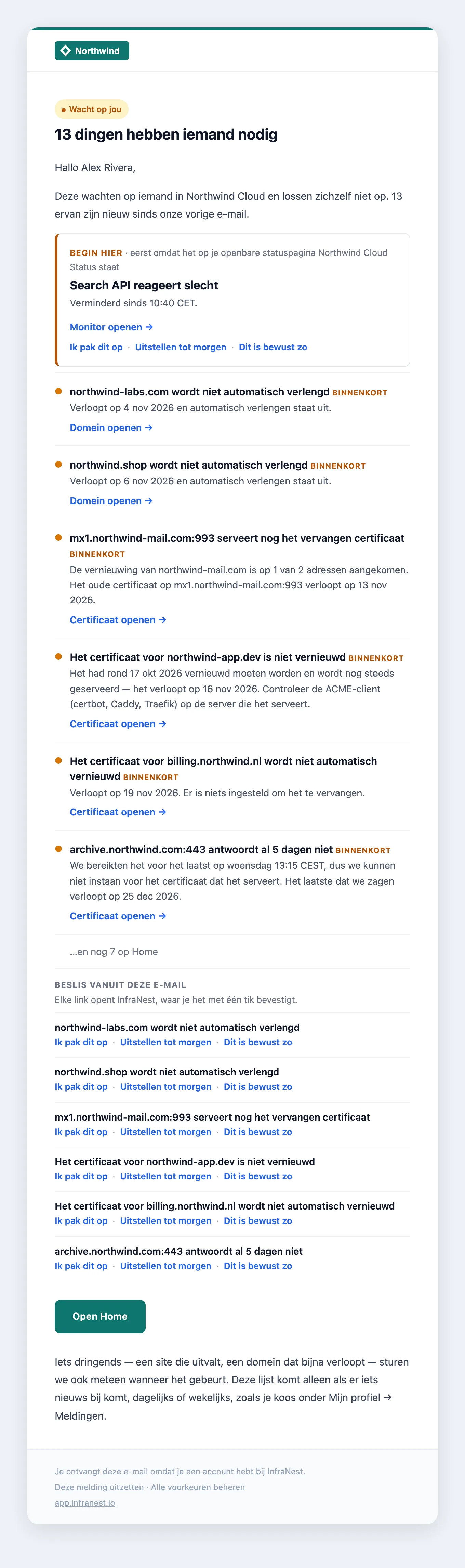 De "heeft jou nodig"-e-mail