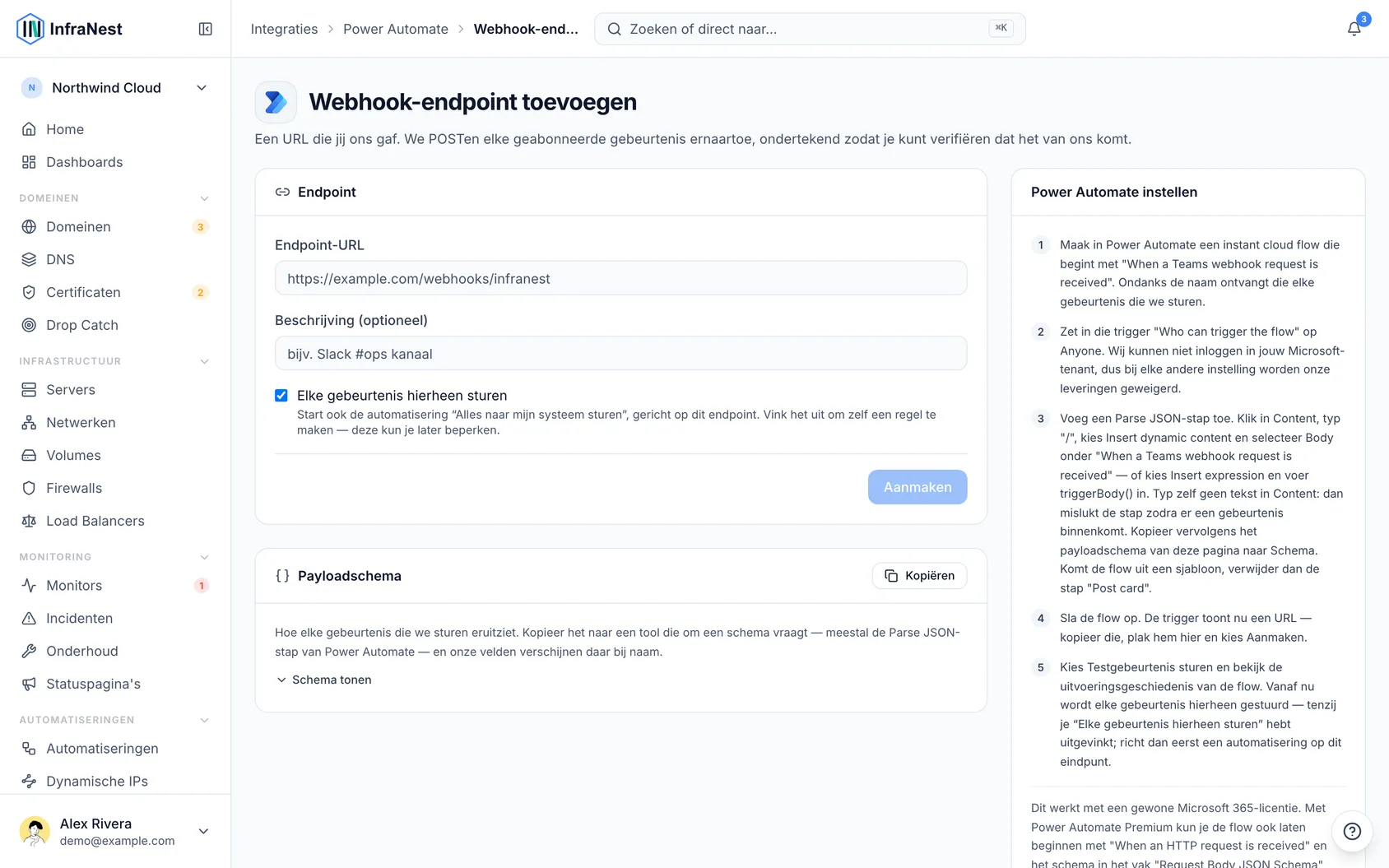 Power Automate koppelen