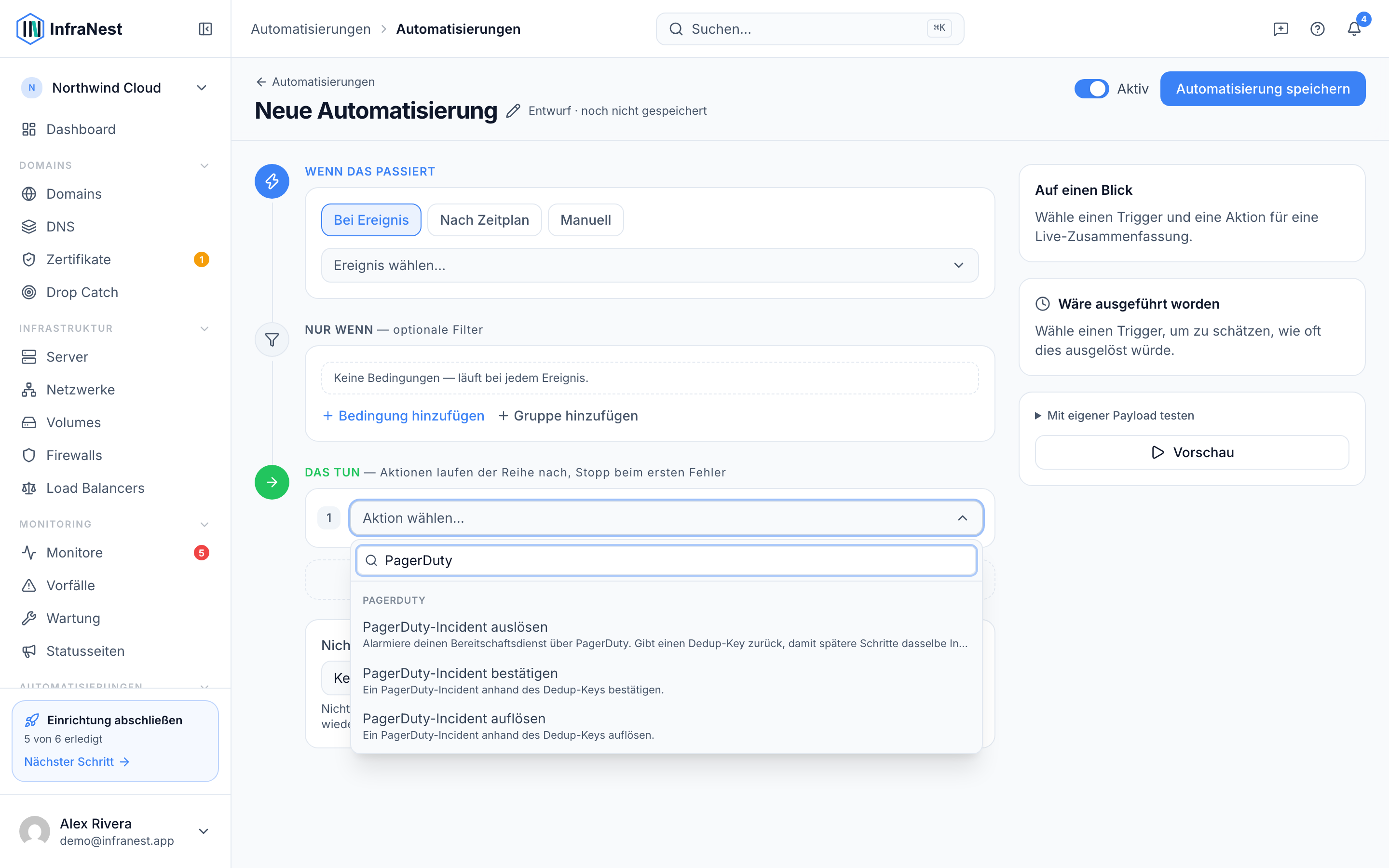 Automatisieren mit PagerDuty