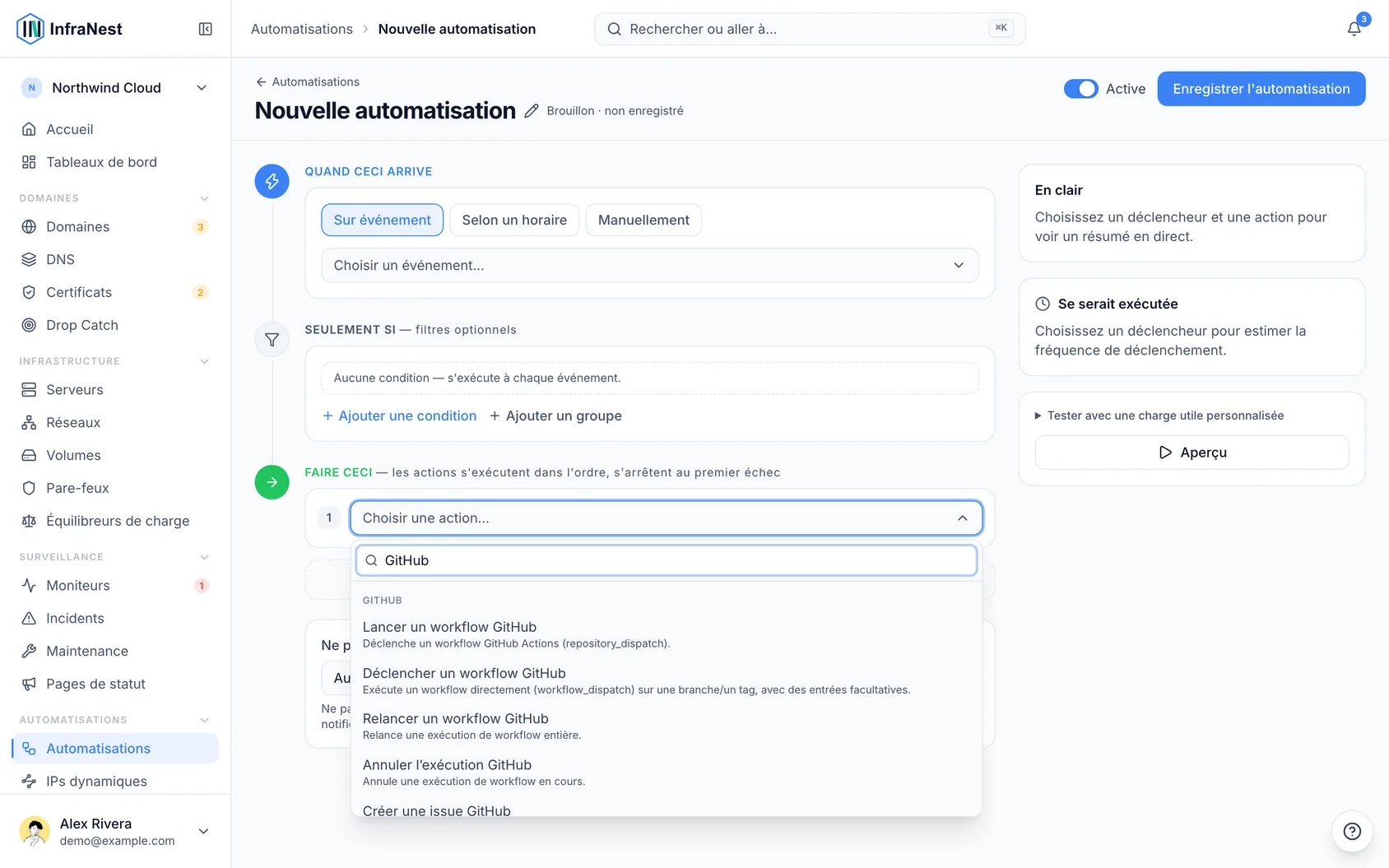 Automatiser avec GitHub