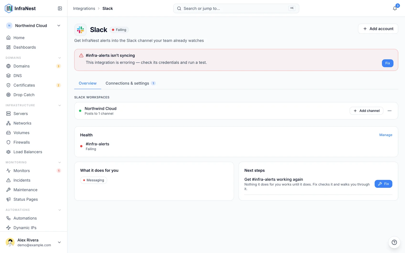 Connect Slack