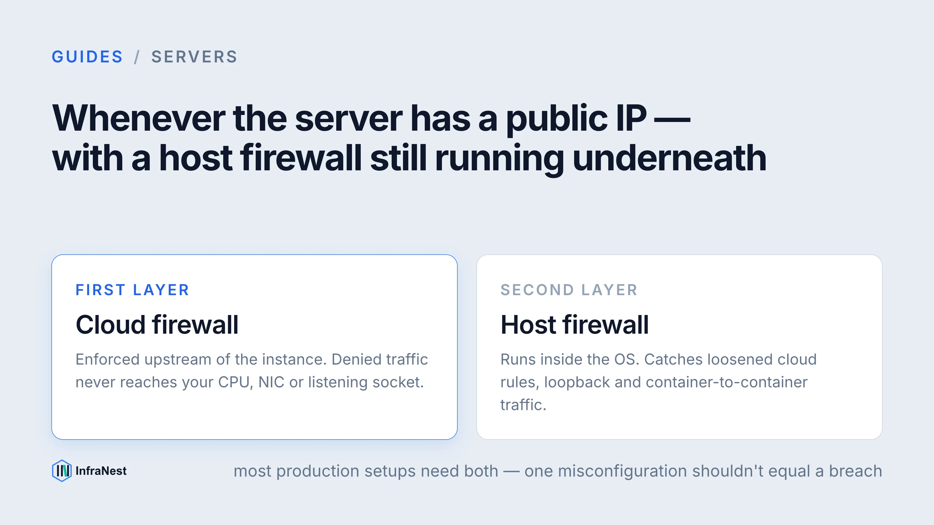 When should you use cloud firewalls?
