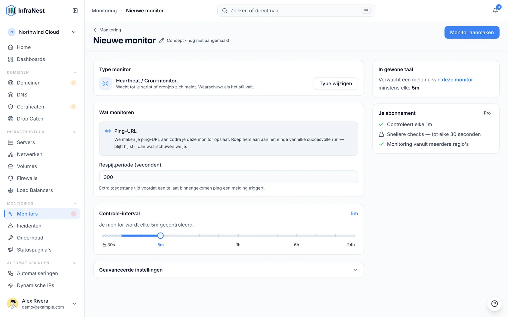 Een cronjob of script monitoren
