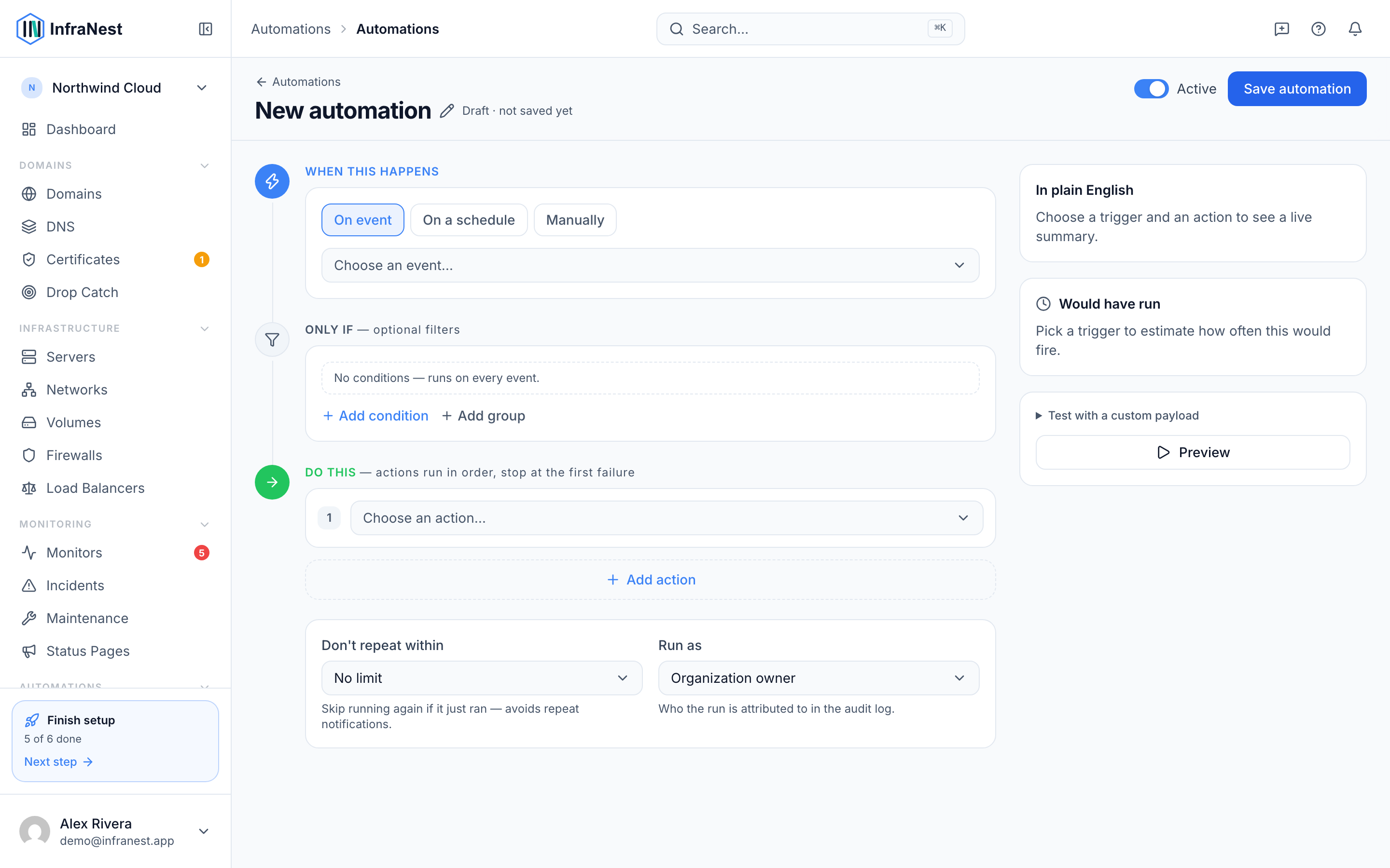 Automation conditions