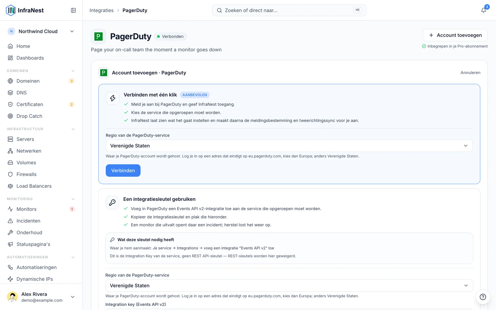 PagerDuty koppelen