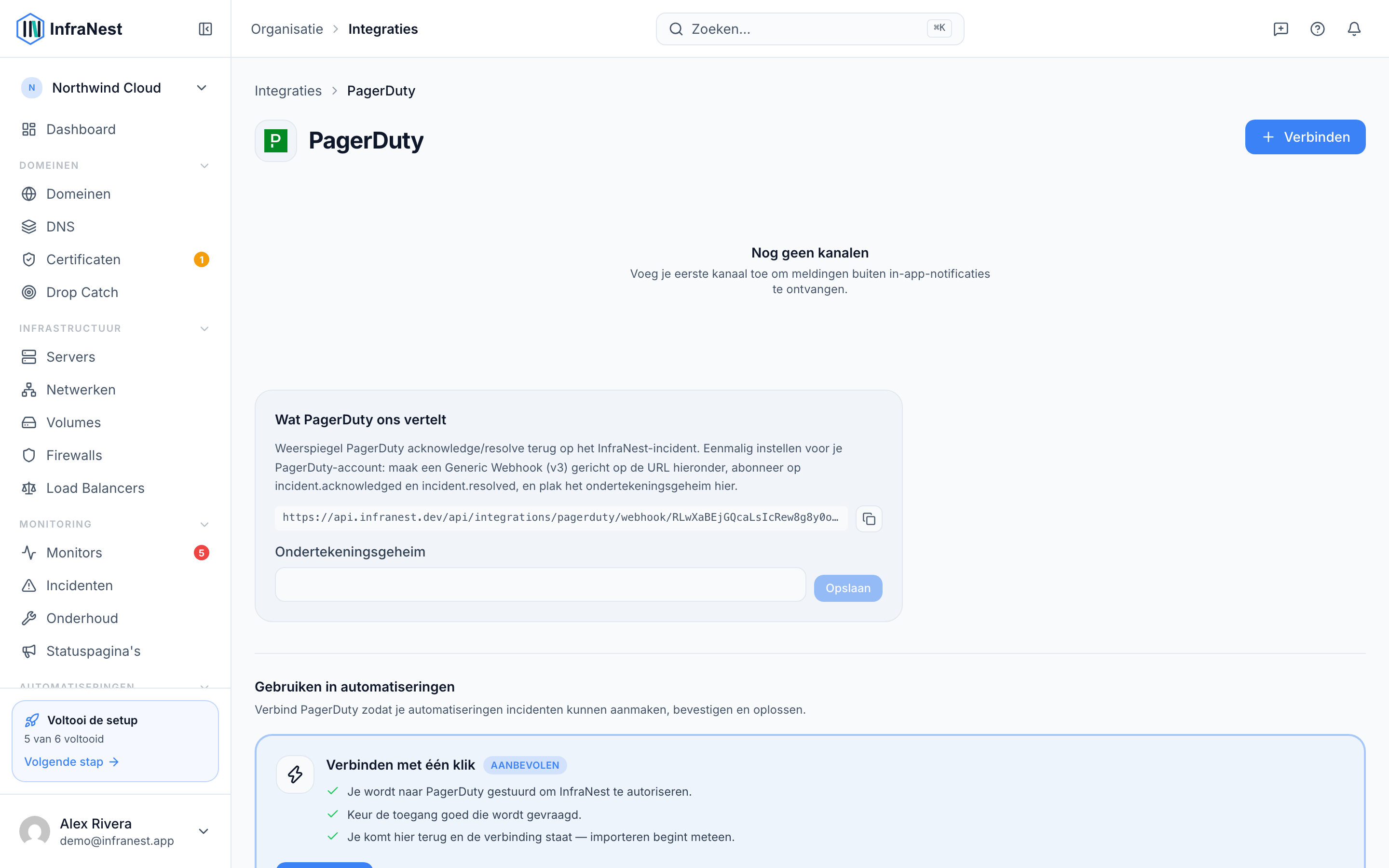 PagerDuty-tweerichtingssync instellen