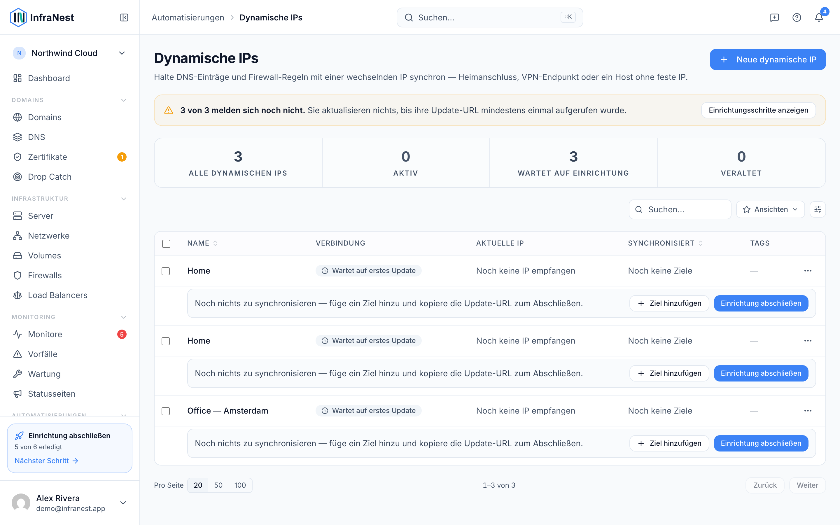 Über Dynamische IPs