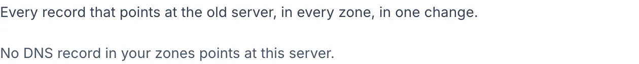Move your sites to a new server