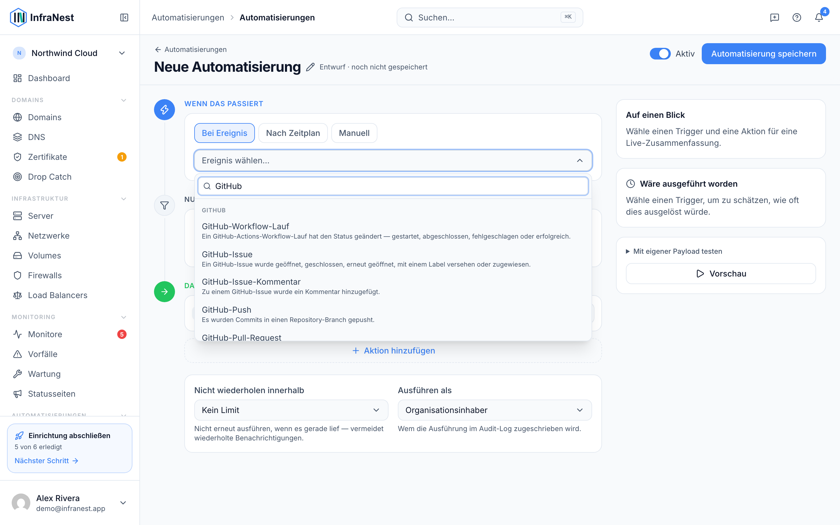Automatisieren mit GitHub