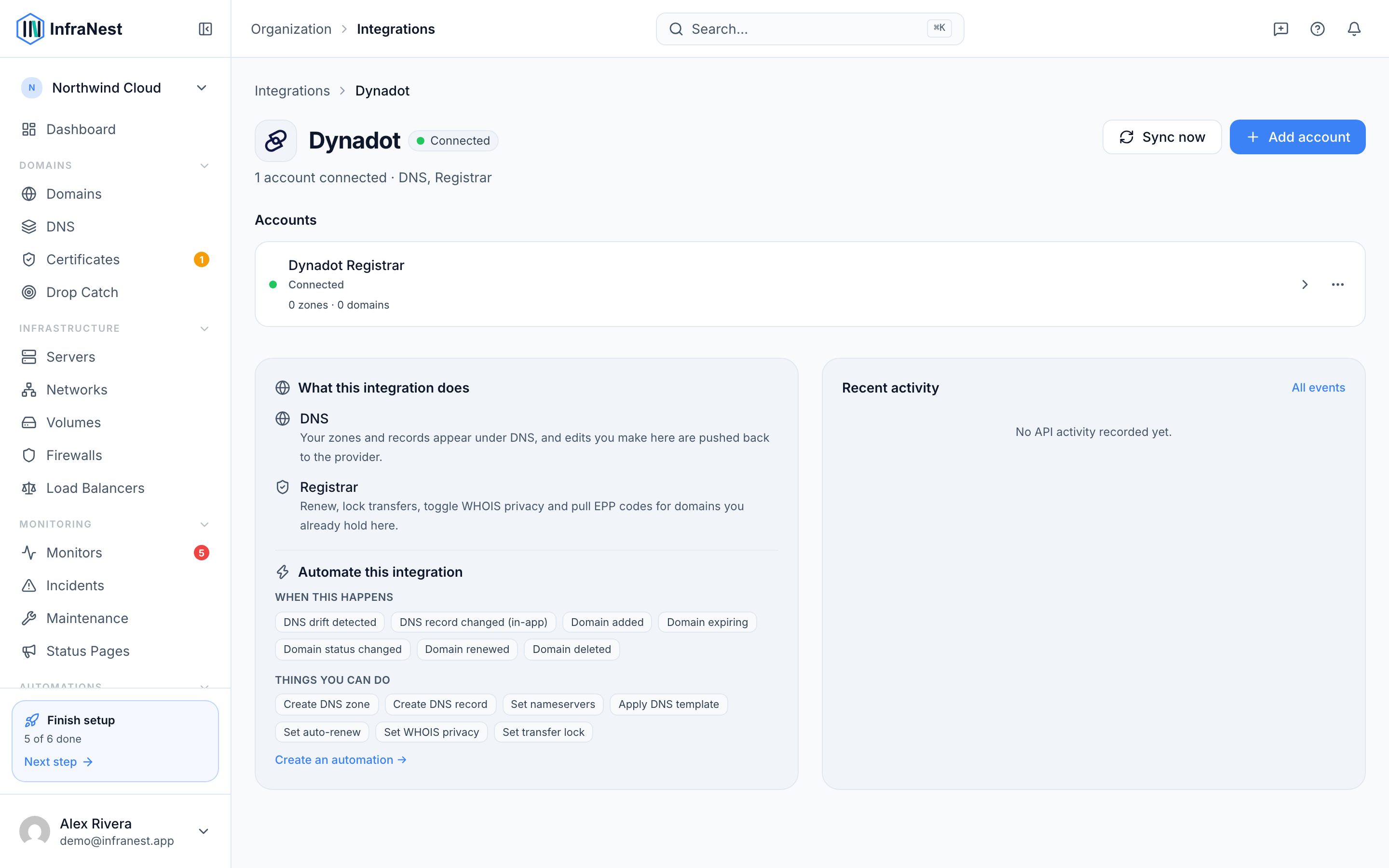 Connect Dynadot