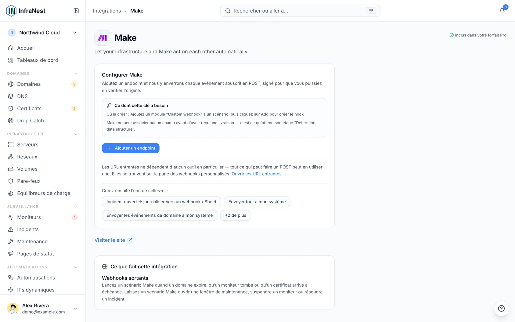 Connecter Make