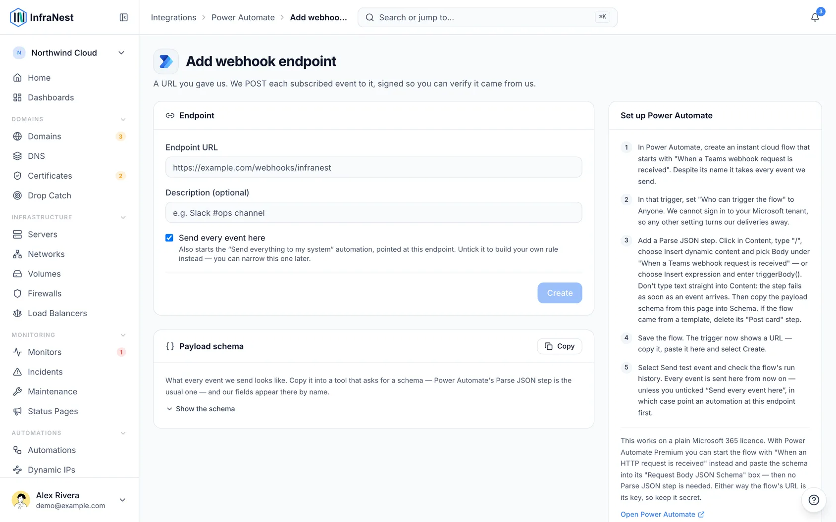 Connect Power Automate