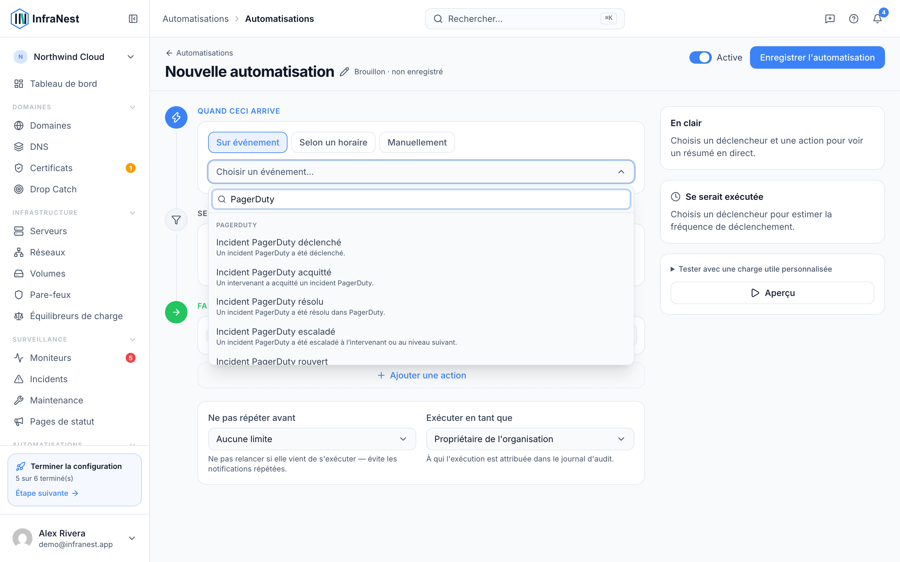 Automatiser avec PagerDuty