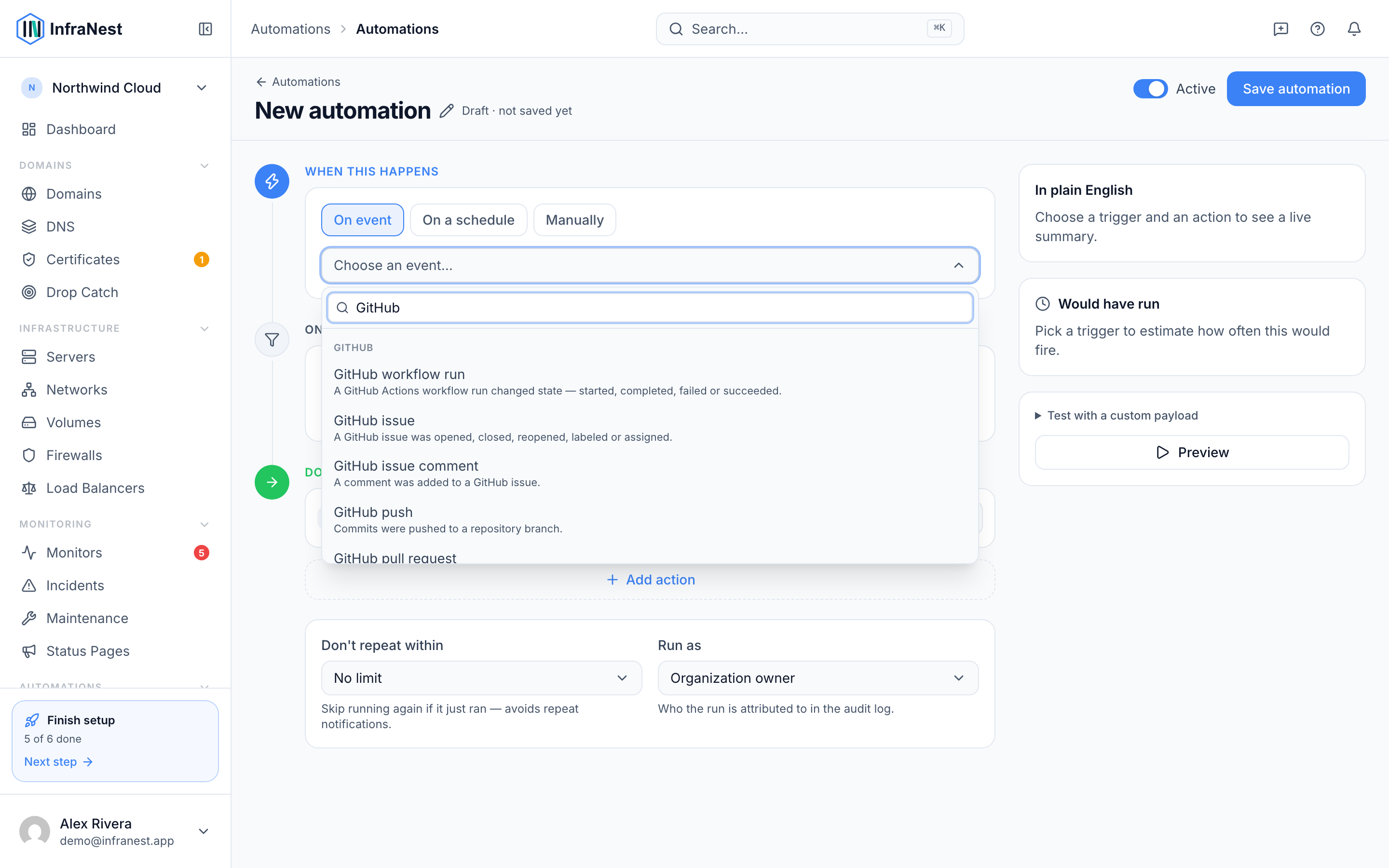 Automate with GitHub