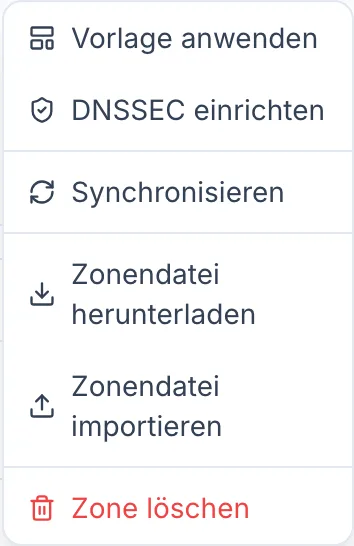Eine Zonendatei herunterladen
