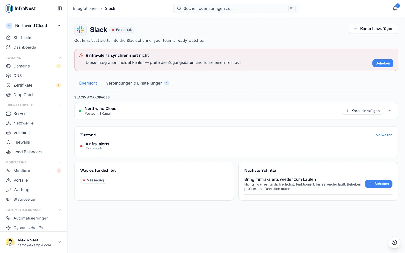 Slack verbinden
