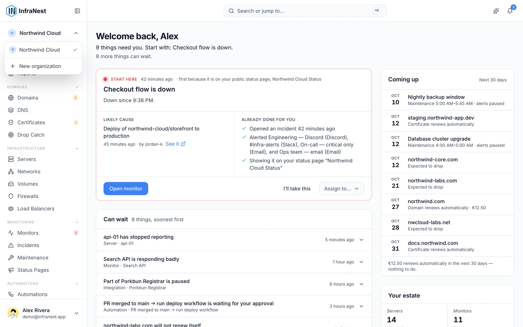 Manage your organization