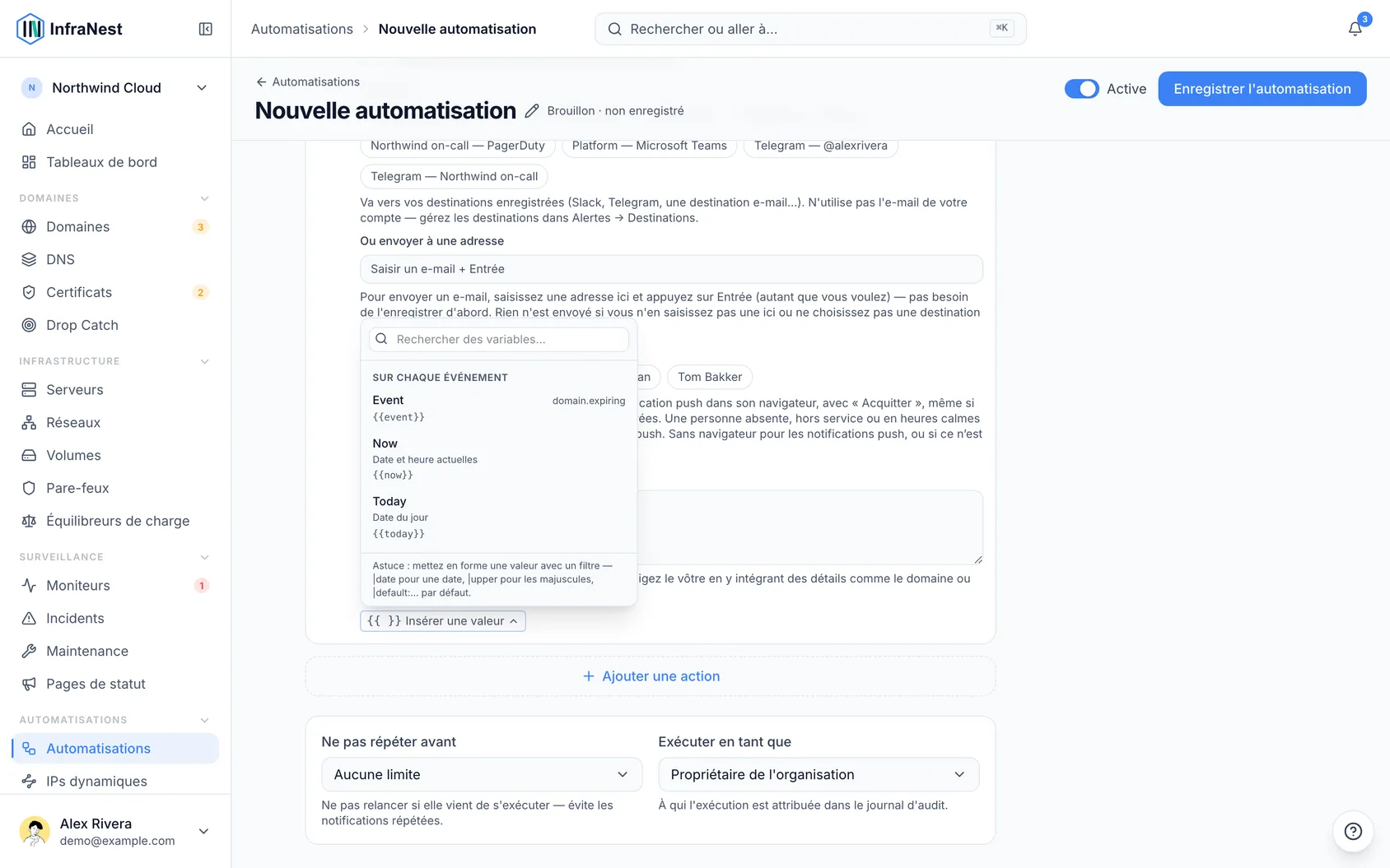 Variables et mise en forme