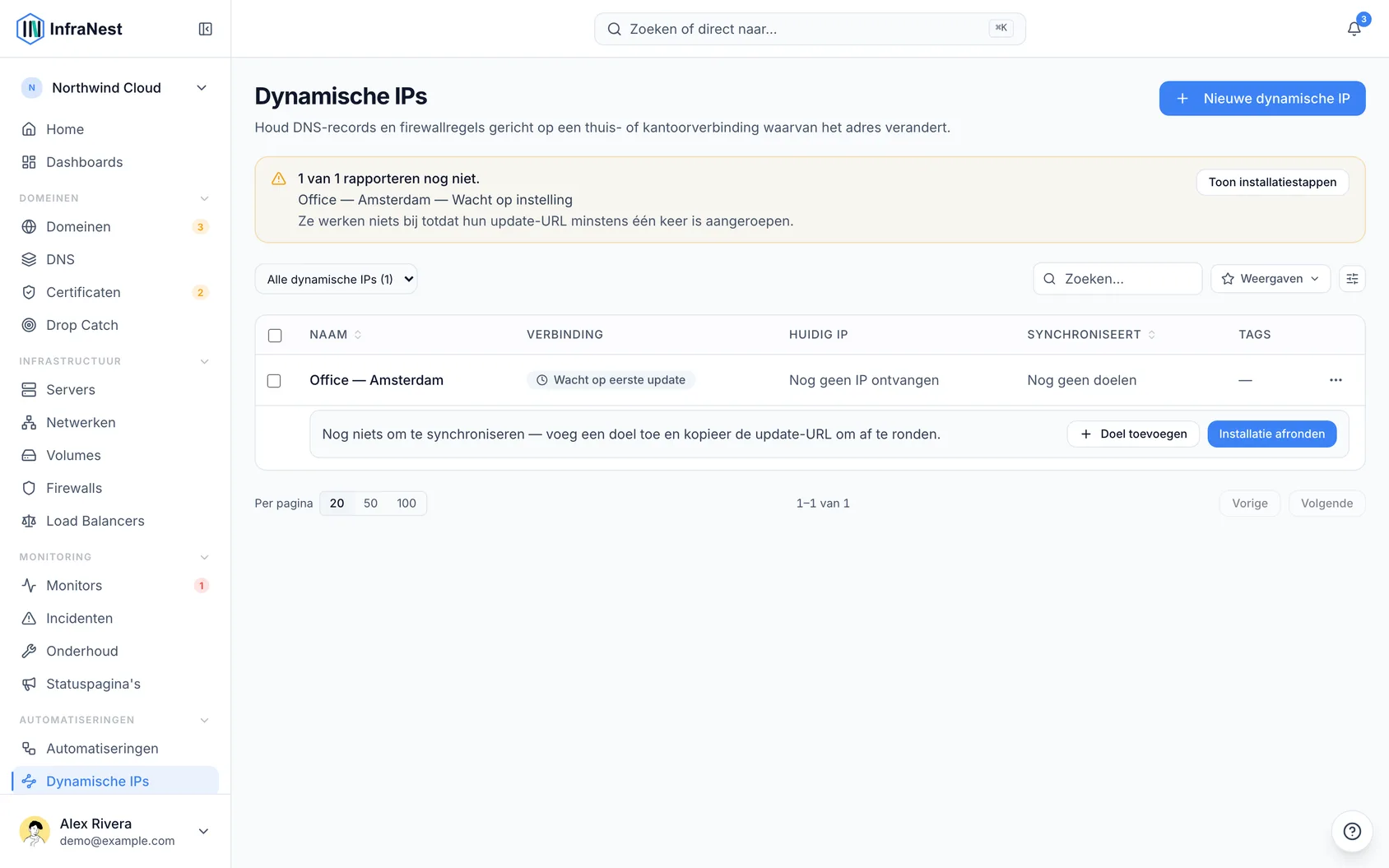 Over Dynamic IP