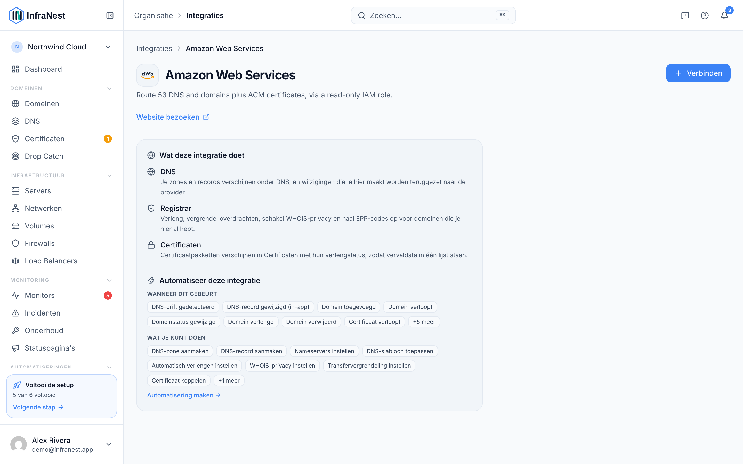 Amazon Web Services (AWS) verbinden