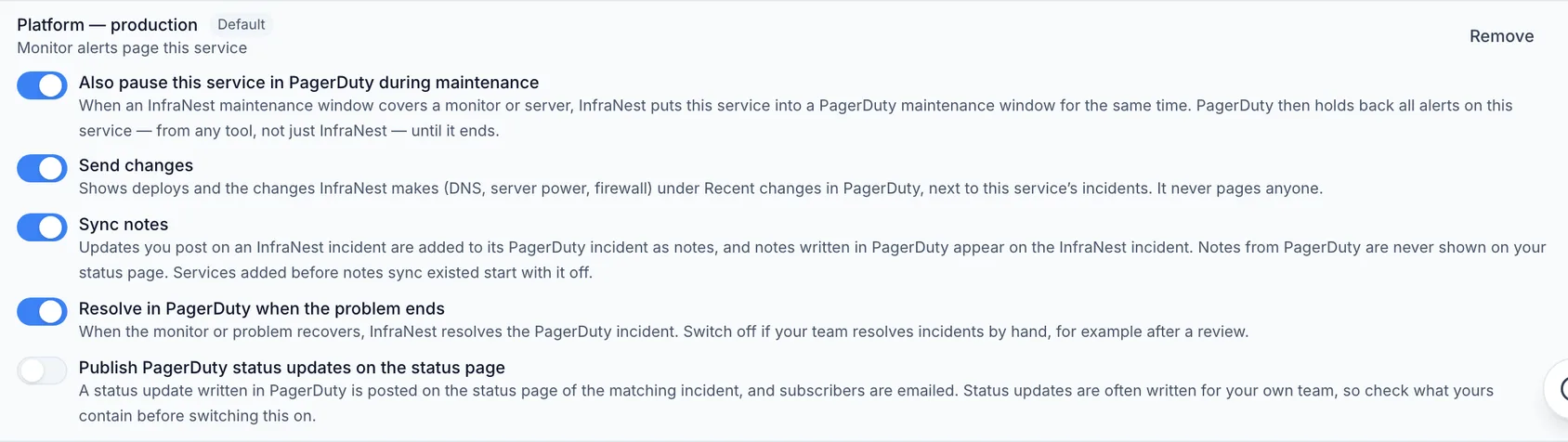 Connect PagerDuty