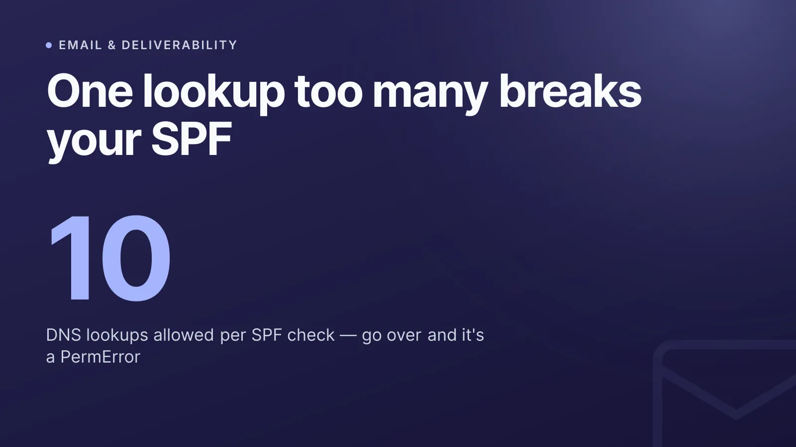 How to create a secure SPF record
