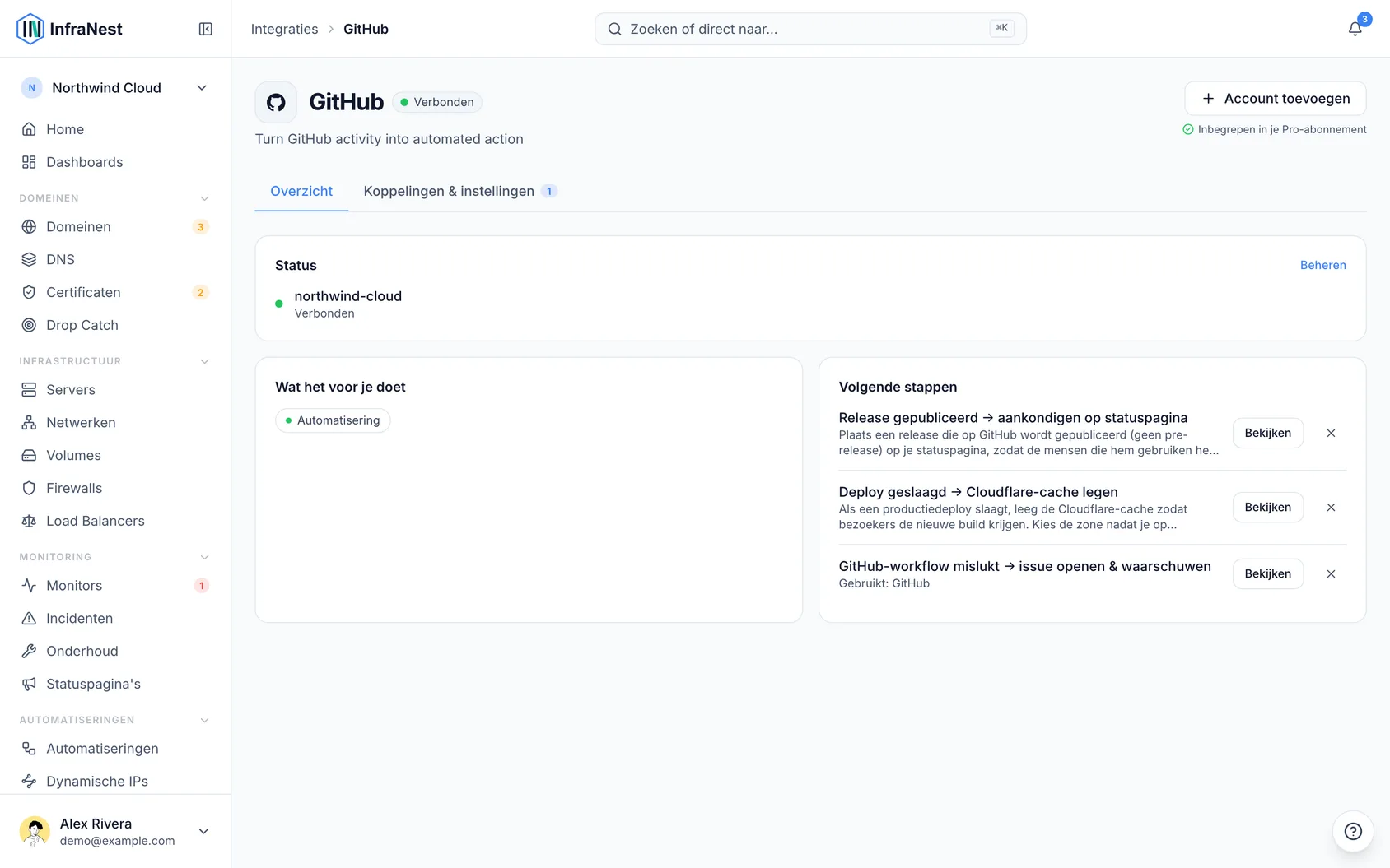 GitHub koppelen