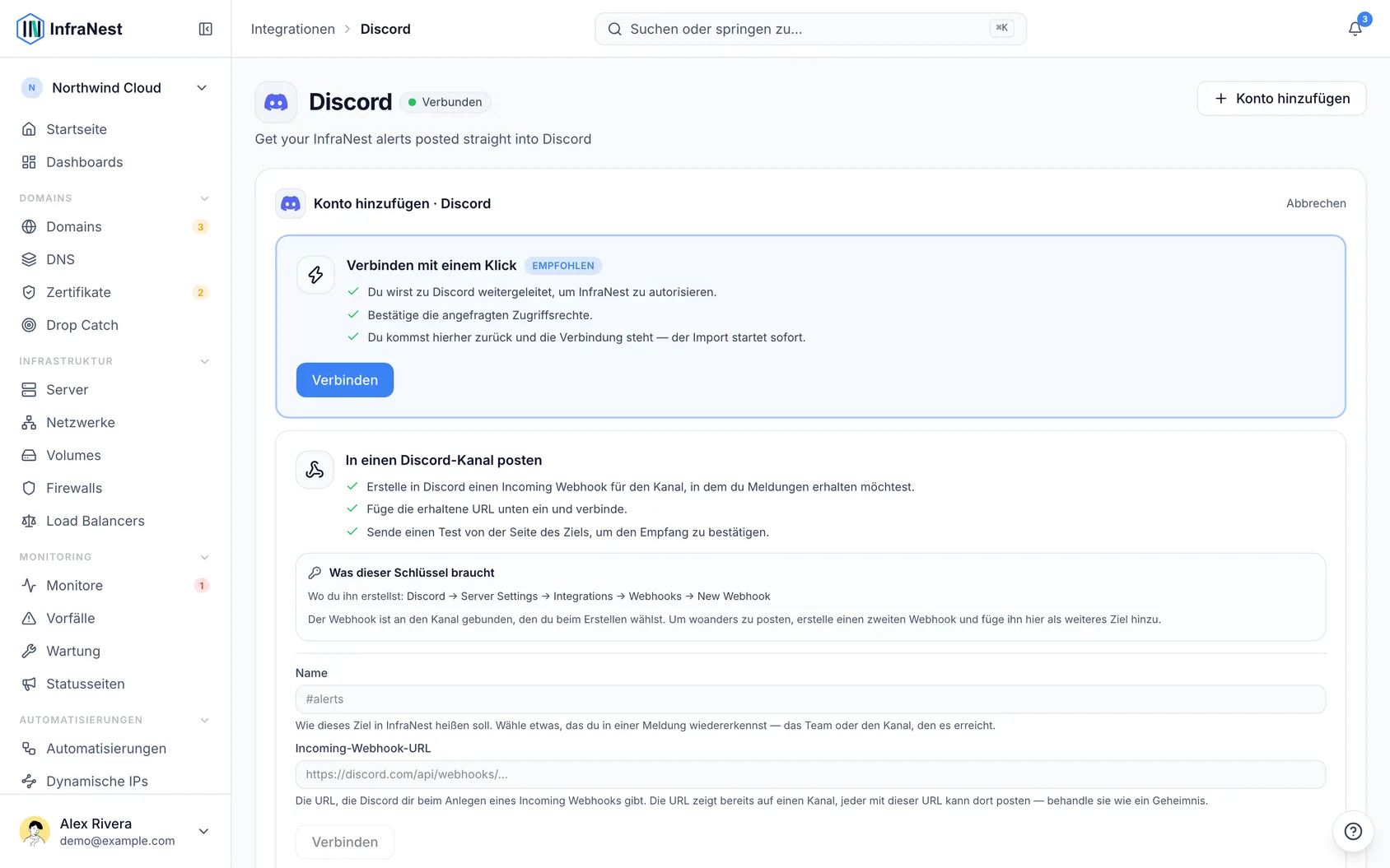 Discord verbinden