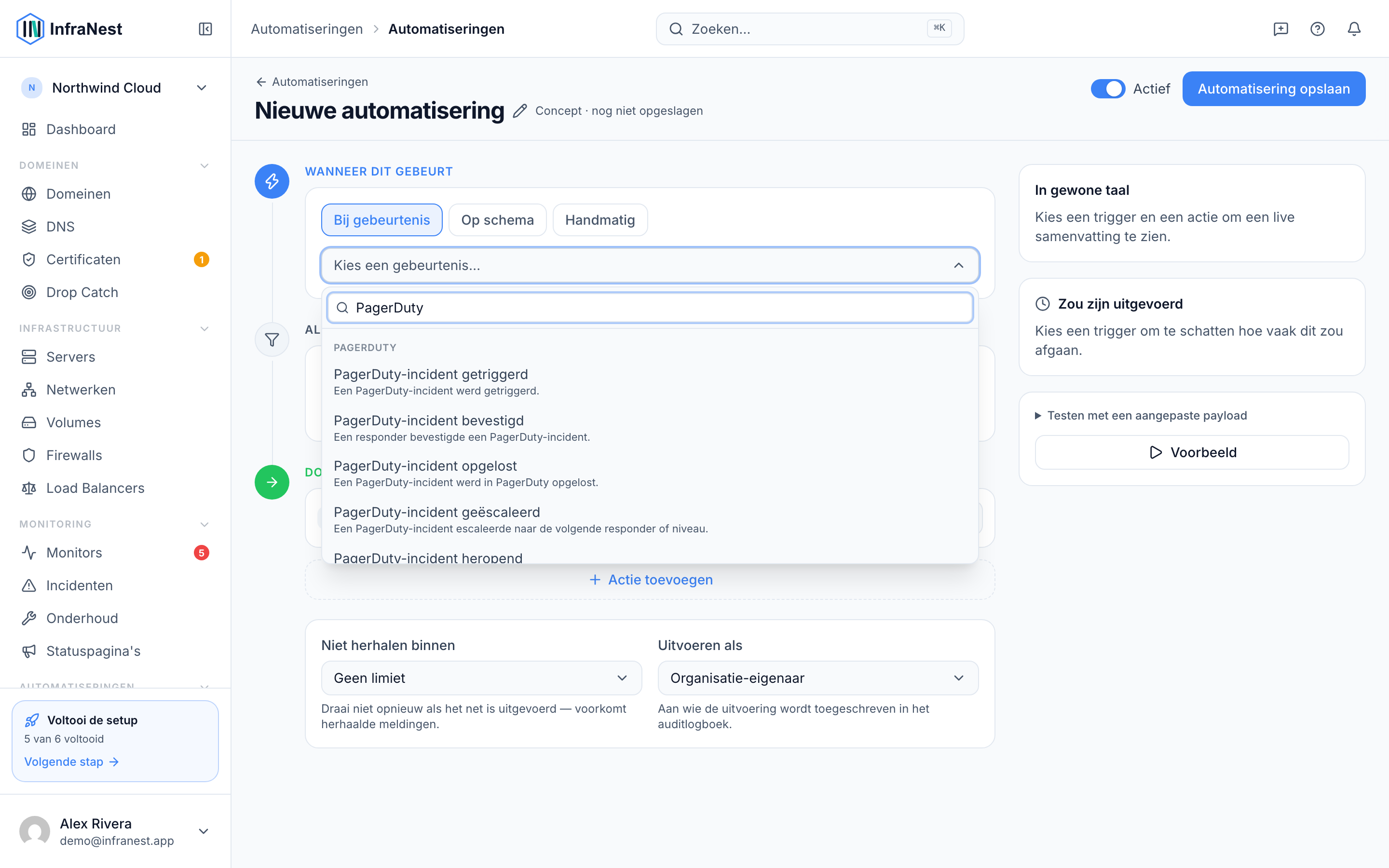 Automatiseren met PagerDuty