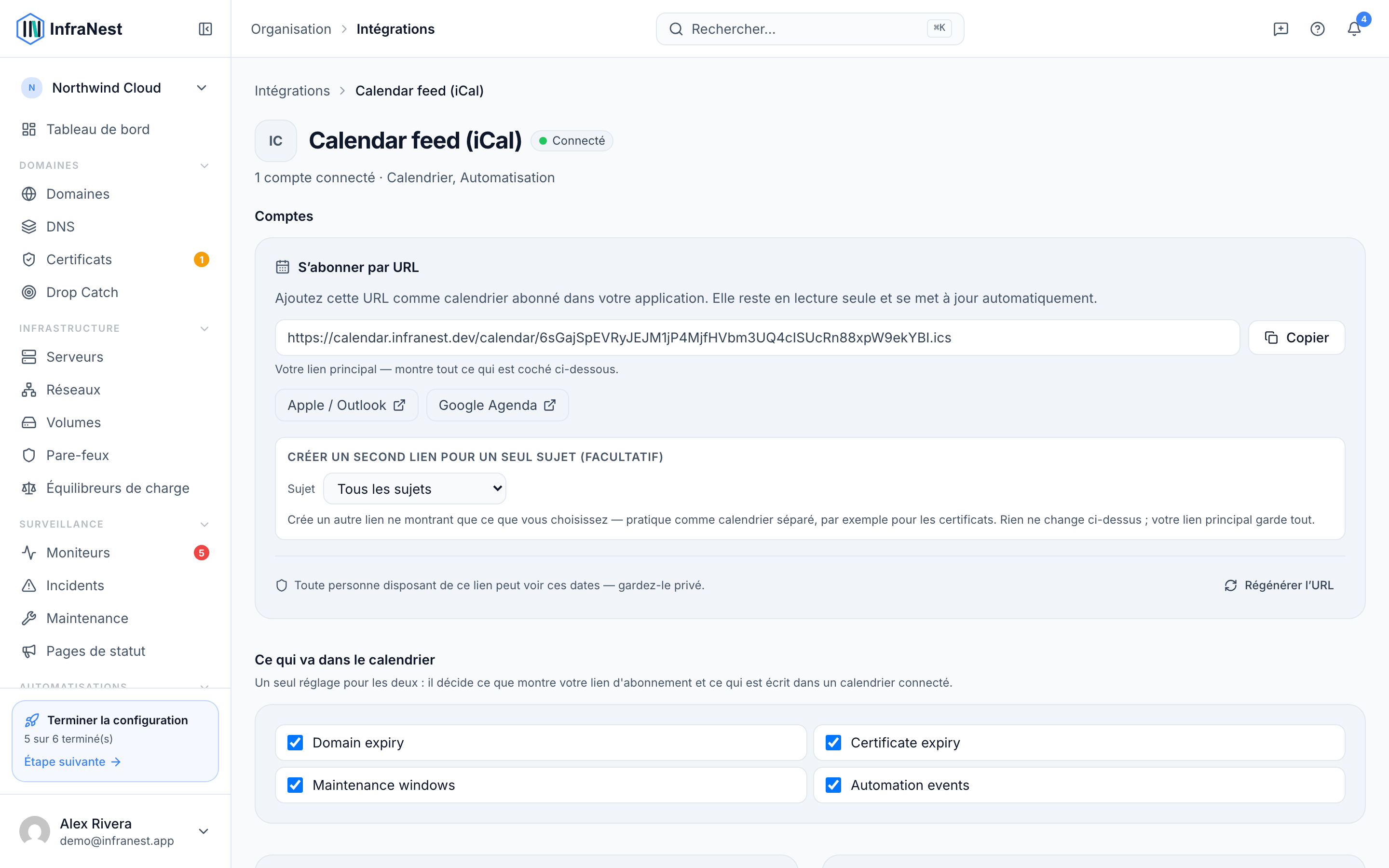 S'abonner à un flux calendrier (iCal)