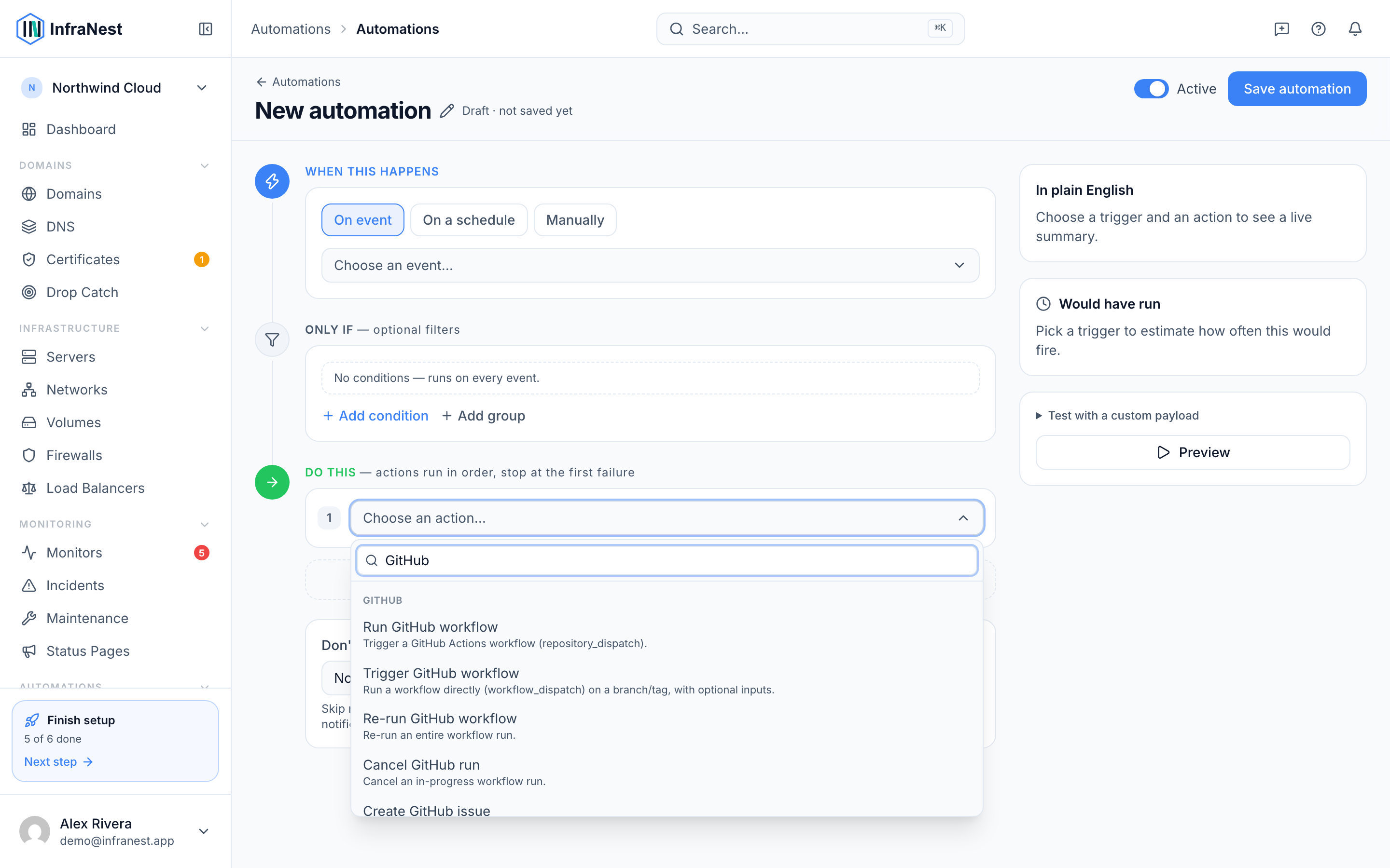 Automate with GitHub
