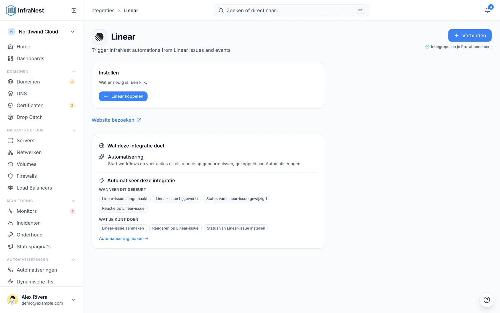 Linear koppelen