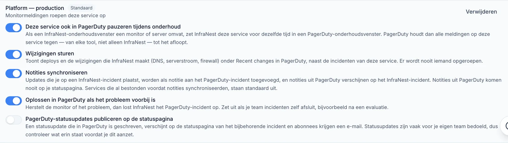 PagerDuty koppelen