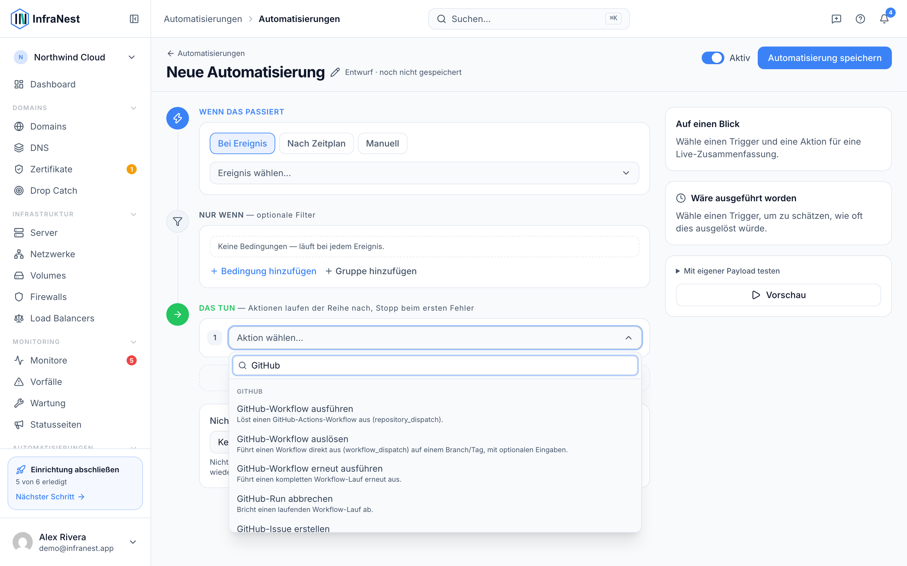 Automatisieren mit GitHub