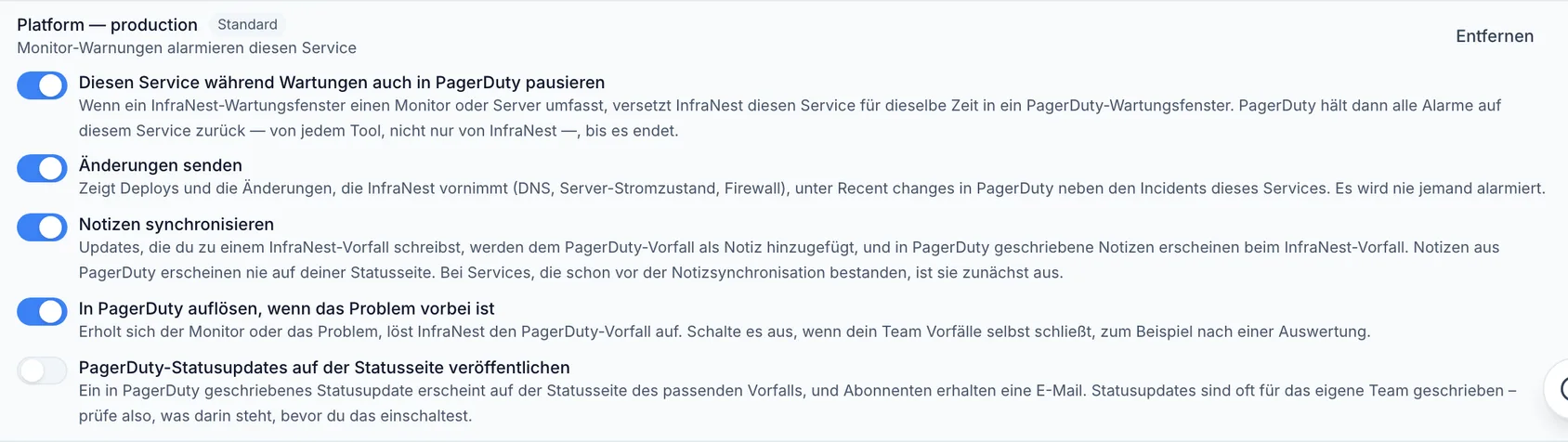 PagerDuty verbinden